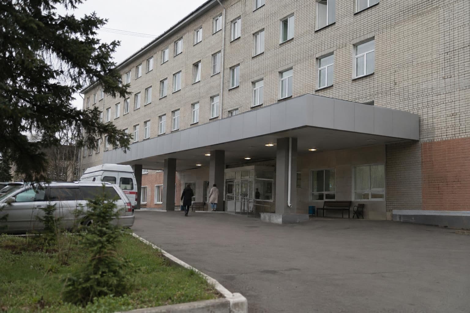 Hospital in Shelekhov near Irkutsk, where the worker reportedly died.